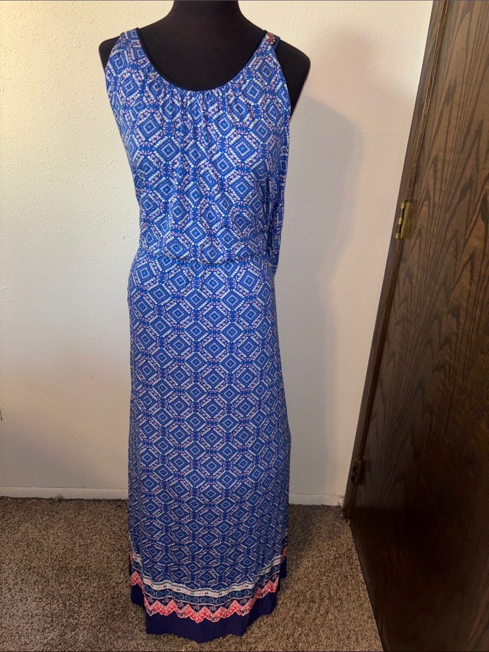 The Nines Boutique Maxi Dress with Embroidered Sleeves size 3X